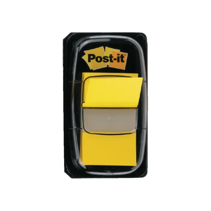 Indextabs Post-it 680 25.4x43.2mm geel 50 tabs
