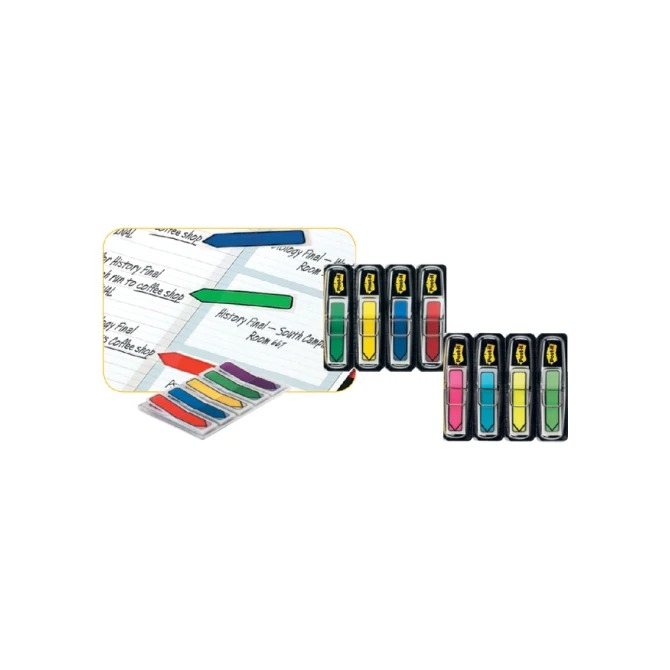 Indextabs Post-it 684 11.9x43.1mm pijl assorti 96 tabs
