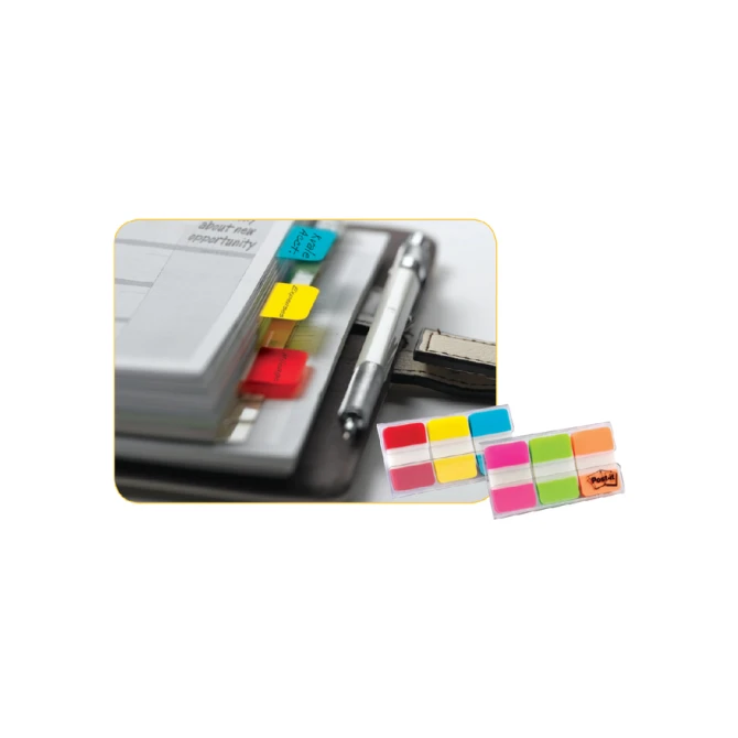Indextabs Post-it 686PGO 25x38mm strong assorti 66 tabs
