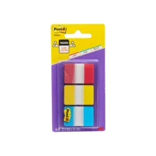 Indextabs Post-it 686RYB 25.4x38.1mm strong blauw, rood, geel 66 tabs Indextabs Post-it 686RYB 25.4x38.1mm strong blauw, rood, geel 66 tabs