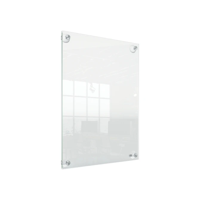Infobord Nobo Premium Plus A3 acryl wand verplaatsbaar