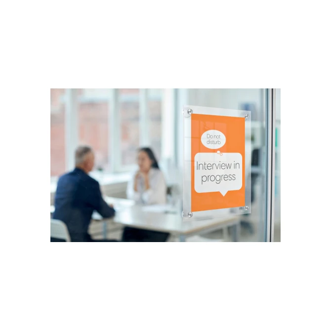 Infobord Nobo Premium Plus A3 acryl wand verplaatsbaar