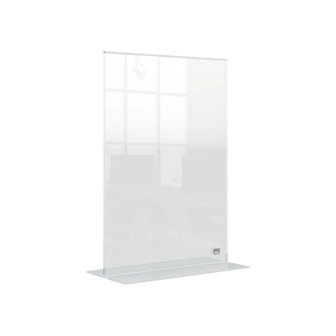 Infobord Nobo Premium Plus A4 acryl vrijstaand