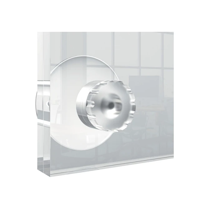 Infobord Nobo Premium Plus A4 acryl wand verplaatsbaar
