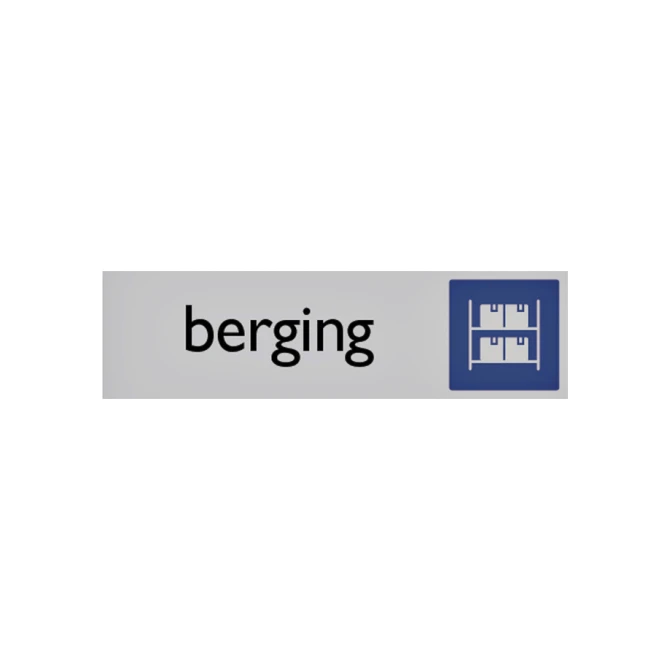 Infobord pictogram berging 165x44mm