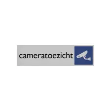 Infobord pictogram cameratoezicht 165x44mm