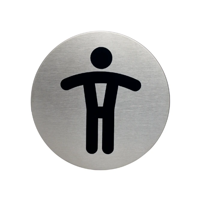 Infobord pictogram Durable 4905 wc heren rond 83mm