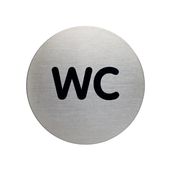 Infobord pictogram Durable 4907 wc rond 83mm