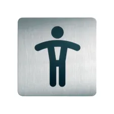 Infobord pictogram Durable 4954 vierkant wc heren 150mm Infobord pictogram Durable 4954 vierkant wc heren 150mm