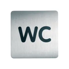 Infobord pictogram Durable 4957 vierkant wc 150mm Infobord pictogram Durable 4957 vierkant wc 150mm