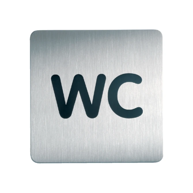 Infobord pictogram Durable 4957 vierkant wc 150mm