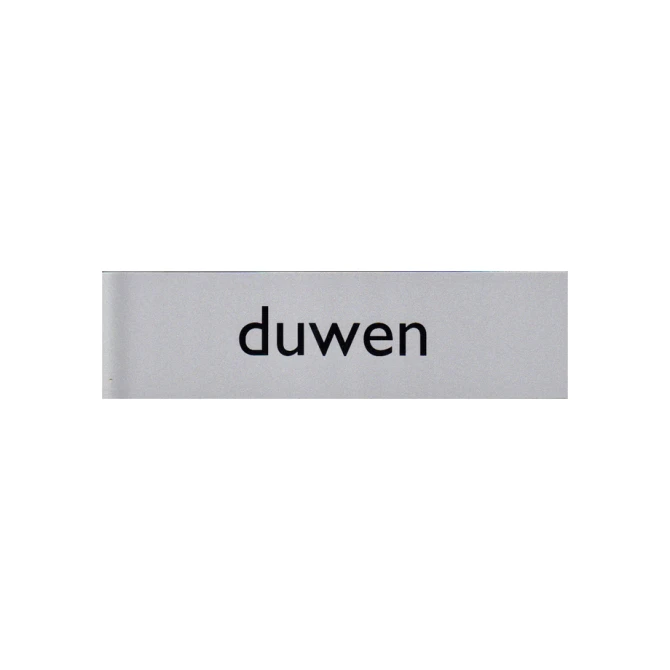 Infobord pictogram duwen 165x44mm