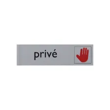 Infobord pictogram prive 165x44mm