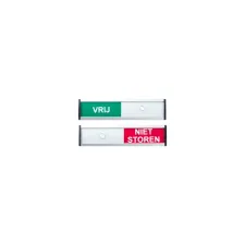 Infobord vrij/niet storen 125x30mm