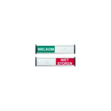 Infobord welkom/niet storen 125x30mm