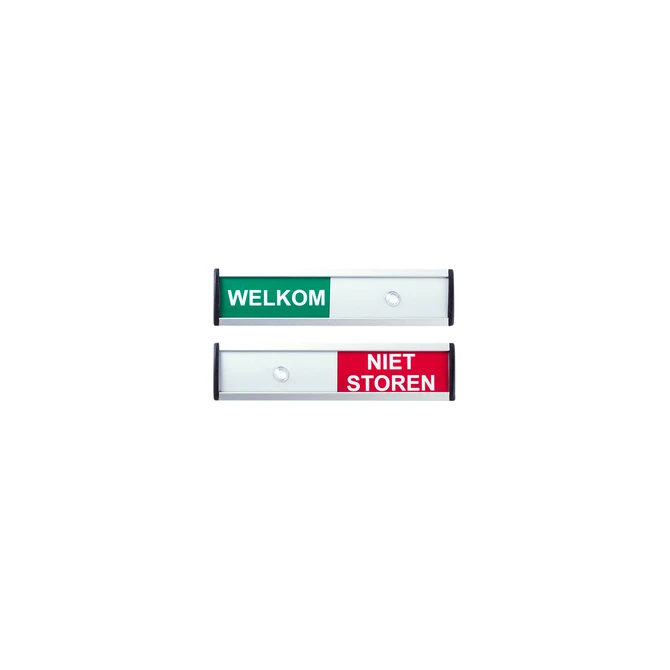 Infobord welkom/niet storen 125x30mm