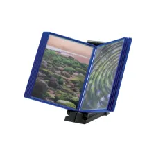 Infomanager Djois Flex-O-Frame basis met 10-tassen antraciet/blauw Infomanager Djois Flex-O-Frame basis met 10-tassen antraciet/blauw