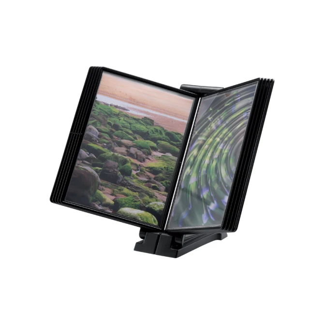 Infomanager Djois Flex-O-Frame basis met 10-tassen antraciet/zwart