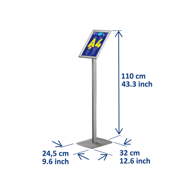 Infostandaard Europel incl. A4 kliklijst 25mm