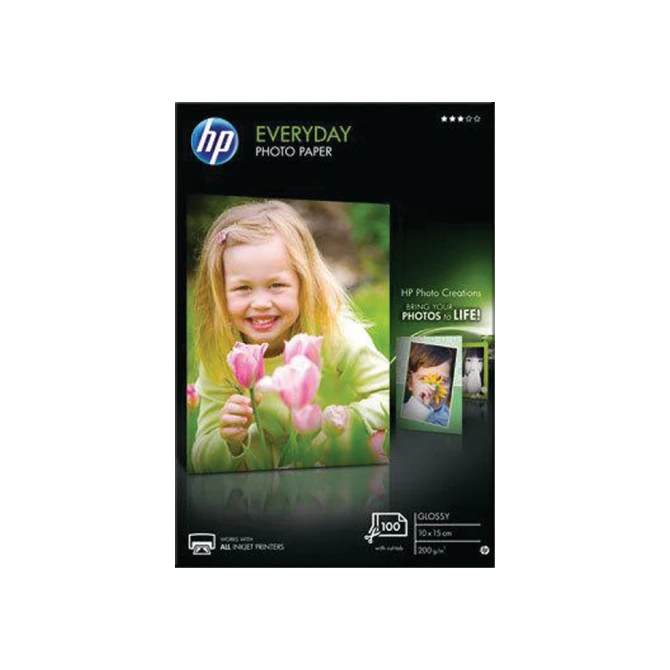 Inkjetpapier HP CR757A 10x15cm photo glossy 200gr 100 vel
