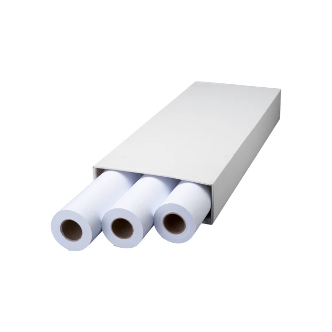Inkjetpapier Quantore Plot 610mmx50m 90gr extra 3 rollen
