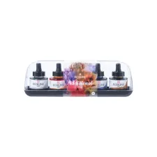 Inkt Talens Ecoline met pipet additional set à 5 ass Inkt Talens Ecoline met pipet additional set à 5 ass