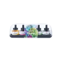 Inkt Talens Ecoline met pipet primary set à 5 ass