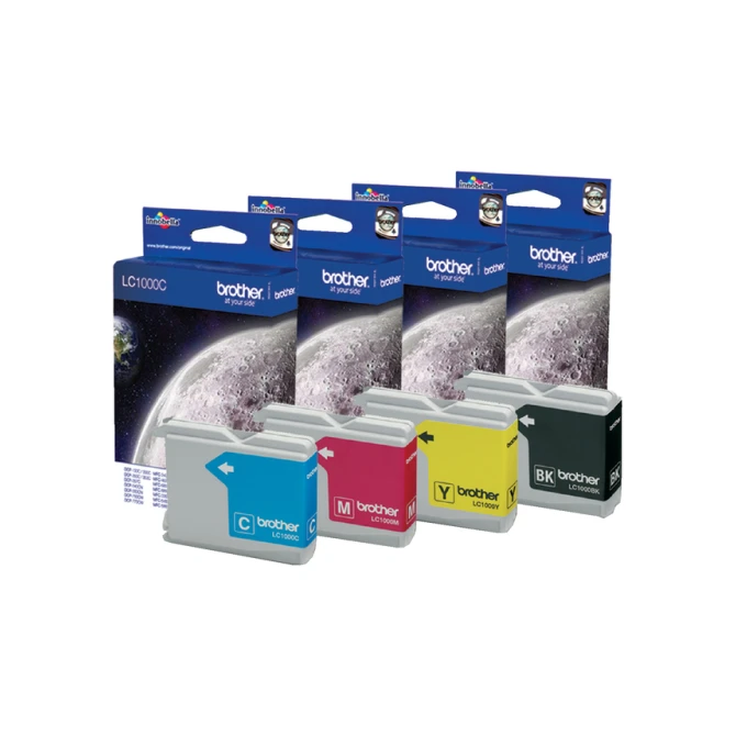Inktcartridge Brother LC-1000M rood
