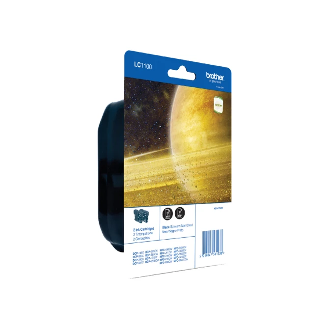 Inktcartridge Brother LC-1100BK2 zwart 2X
