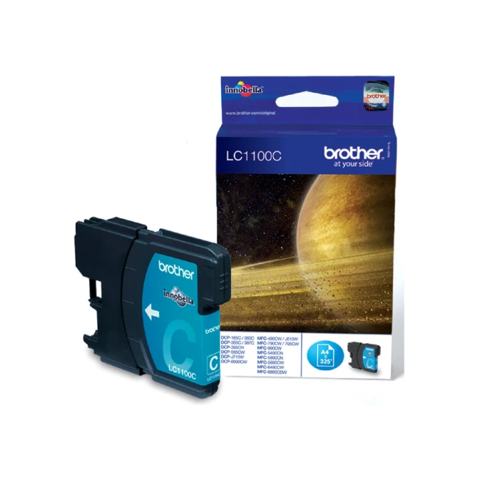 Inktcartridge Brother LC-1100C blauw Inktcartridge Brother LC-1100C blauw