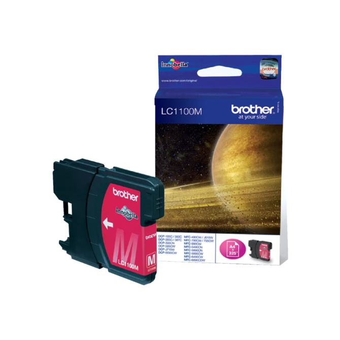 Inktcartridge Brother LC-1100M rood