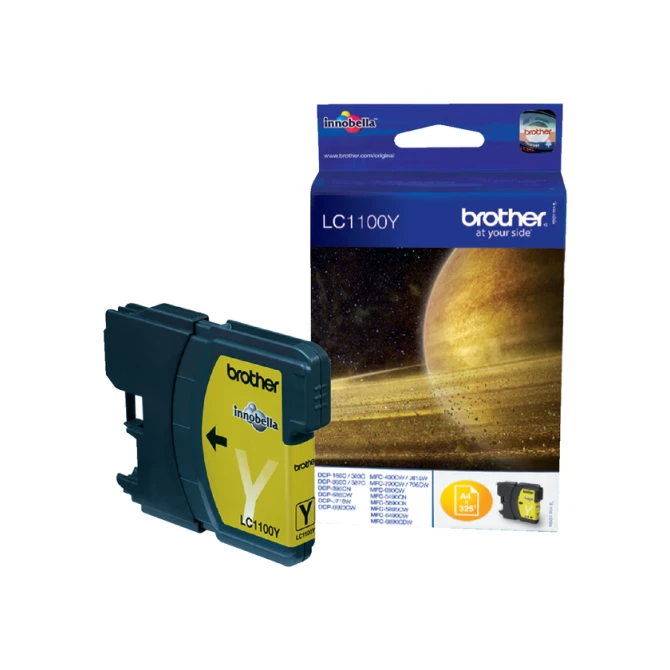 Inktcartridge Brother LC-1100Y geel