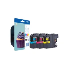 Inktcartridge Brother LC-123RBWBP 3 kleuren Inktcartridge Brother LC-123RBWBP 3 kleuren
