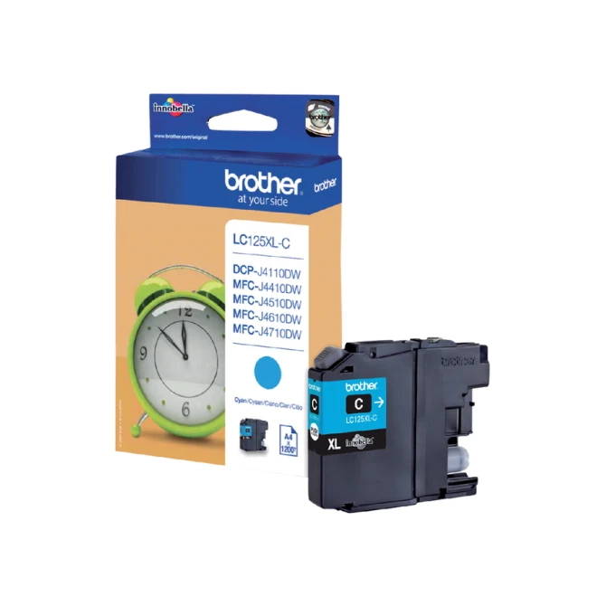 Inktcartridge Brother LC-125XLC blauw