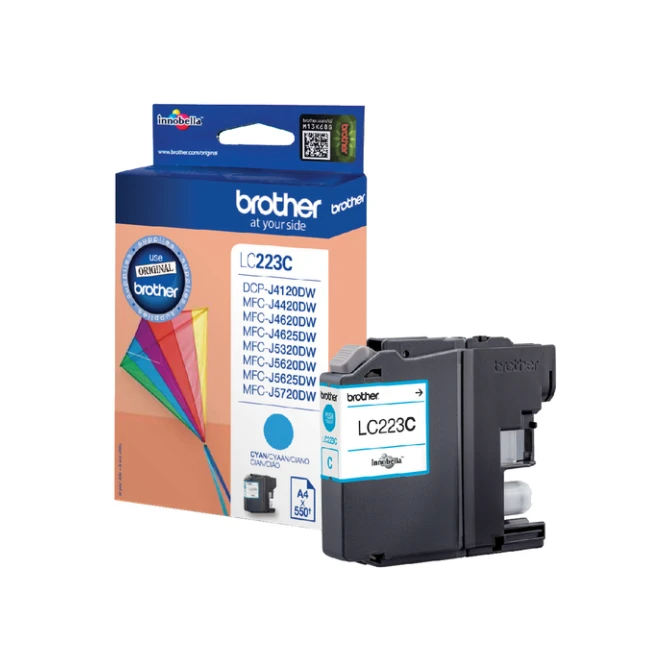 Inktcartridge Brother LC-223C blauw