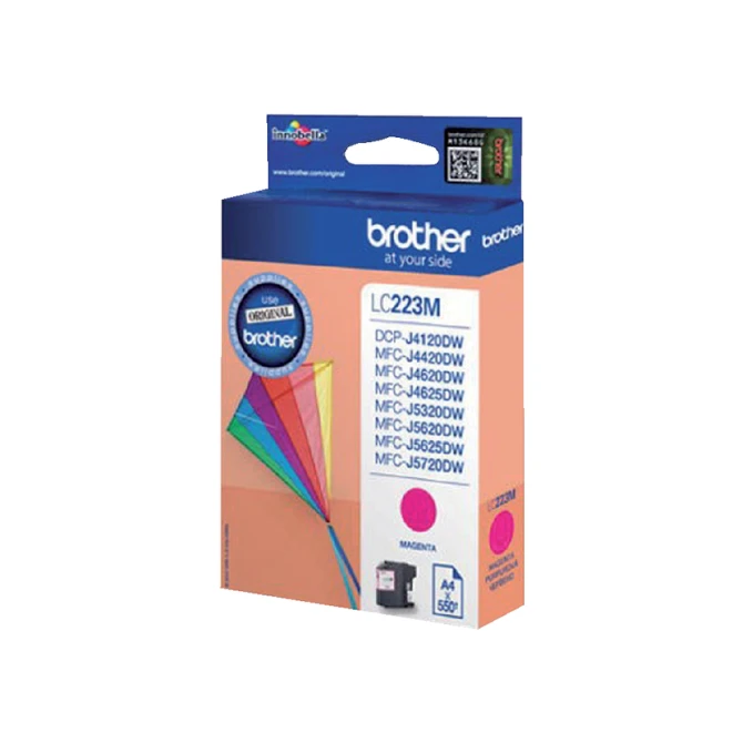 Inktcartridge Brother LC-223M rood