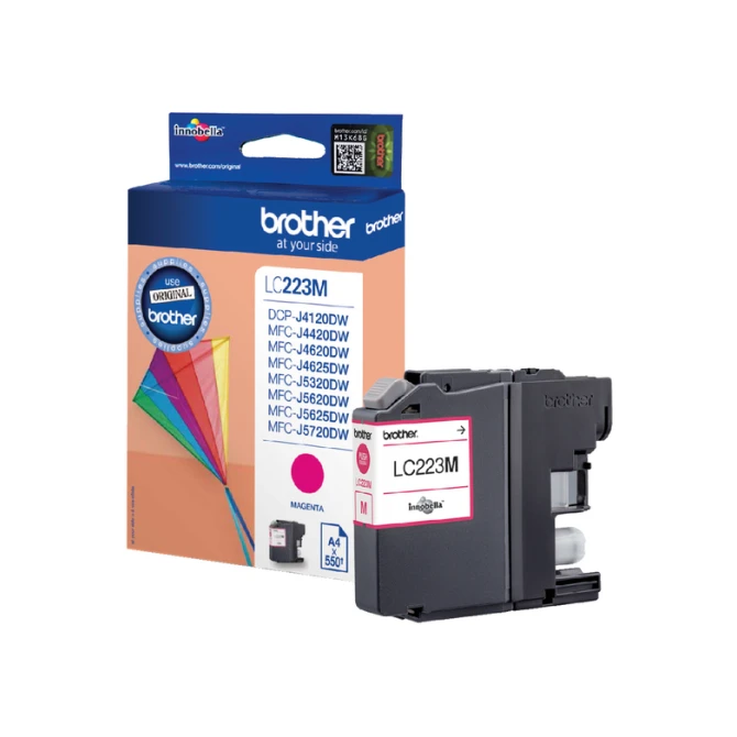 Inktcartridge Brother LC-223M rood