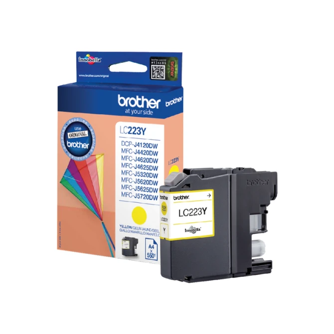 Inktcartridge Brother LC-223Y geel