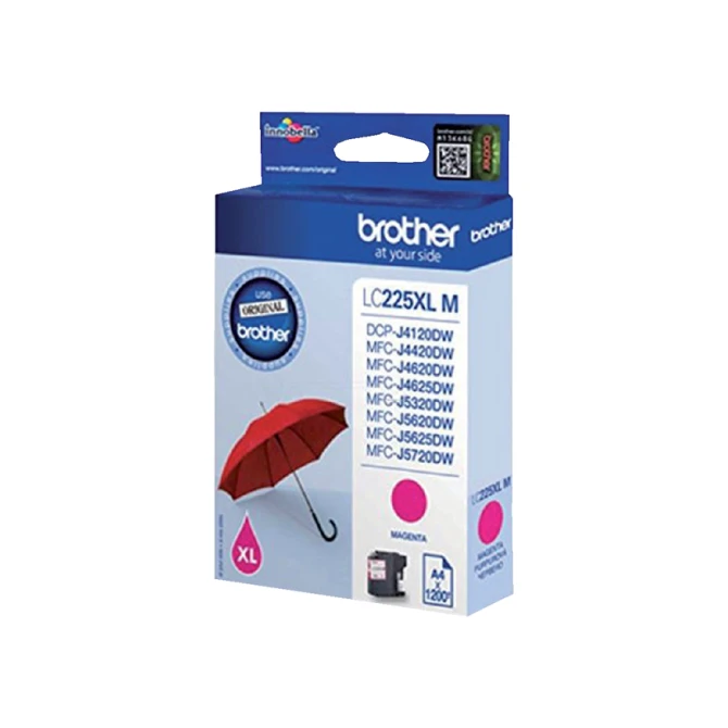 Inktcartridge Brother LC-225XLM rood