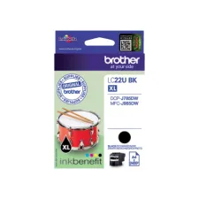 Inktcartridge Brother LC-22UBK zwart Inktcartridge Brother LC-22UBK zwart