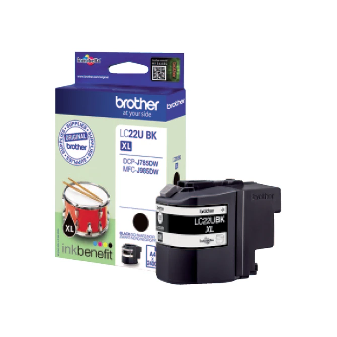 Inktcartridge Brother LC-22UBK zwart