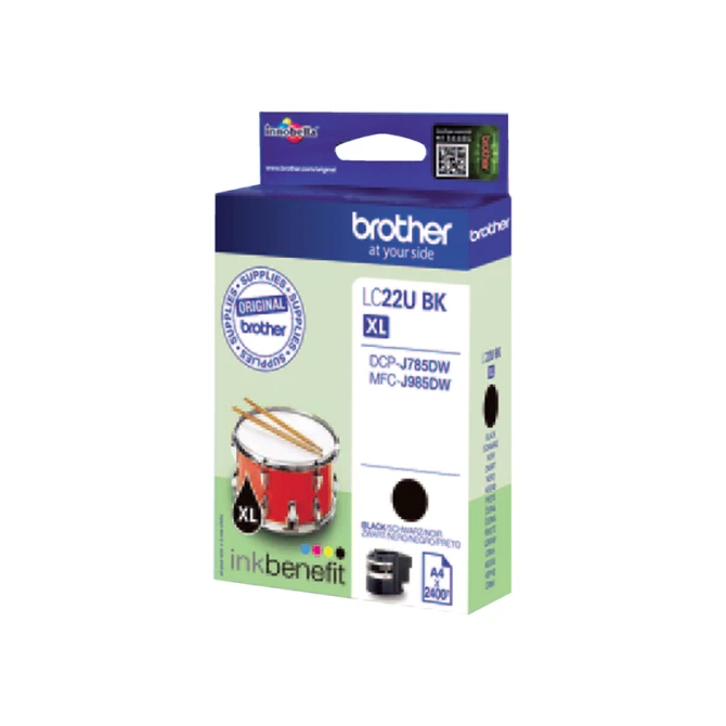 Inktcartridge Brother LC-22UBK zwart