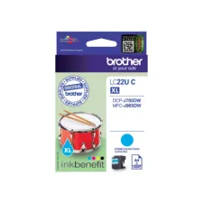 Inktcartridge Brother LC-22UC blauw Inktcartridge Brother LC-22UC blauw