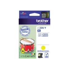 Inktcartridge Brother LC-22UY geel Inktcartridge Brother LC-22UY geel