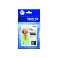 Inktcartridge Brother LC-3213 zwart + 3 kleuren Inktcartridge Brother LC-3213 zwart + 3 kleuren