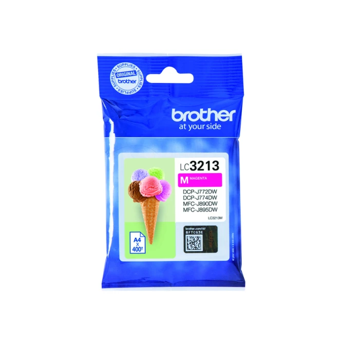 Inktcartridge Brother LC-3213Mrood