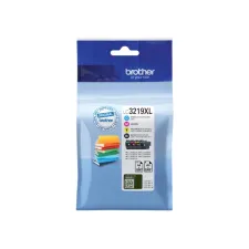 Inktcartridge Brother LC-3219XL zwart + 3 kleuren Inktcartridge Brother LC-3219XL zwart + 3 kleuren