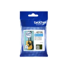 Inktcartridge Brother LC-421XLC blauw Inktcartridge Brother LC-421XLC blauw