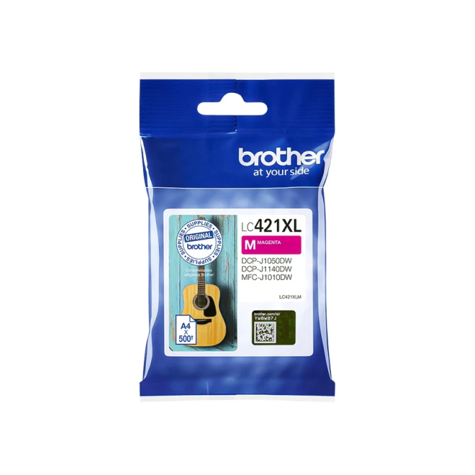 Inktcartridge Brother LC-421XLM rood