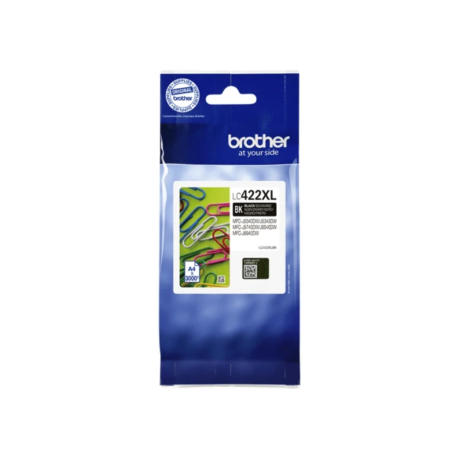 Inktcartridge Brother LC-422XLBK zwart